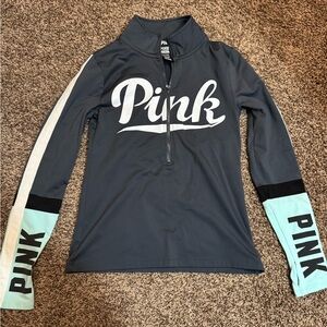 Pink Half-Zip Pullover